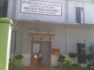 Rumah Tahanan (Rutan) Kelas II B Kabupaten Sampang.