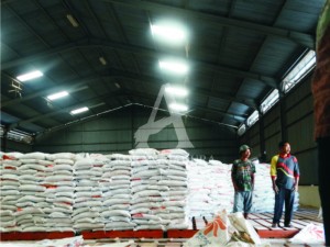 BULOG. Sebanyak 45 Ton tak layak konsumsi ditemukan disimpan di Gudang Bulog Sumenep. Puluhan ton raskin tak layak konsumsi itu diketahui saat Pimpinan DPRD Sumenep melakukan sidak beberapa waktu lalu.