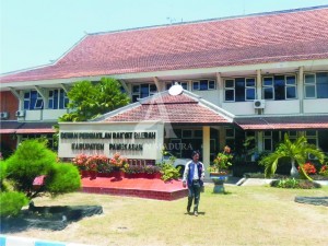 MEGAH. Kantor DPRD Pamekasan di Jl Kabupaten.
