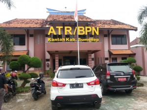 Kantor BPN Sumenep. (JUNAIDI)
