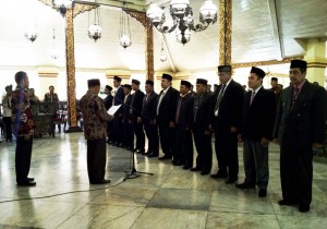 Suasan pelantikan DPKS. (MADANI)