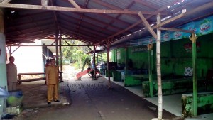 Kondisi kantin SMP 5 yang disinyalir sebagai tempat siswa terjangkit hepatitis.