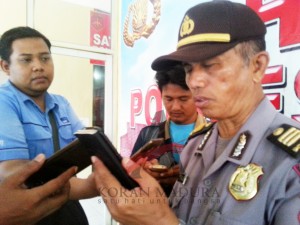 Kasubag Humas Polres Sumenep, AKP Hasanudin. (JUNAIDI)
