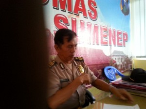 Kasubag Humas Polres Sumenep, AKP Hasanuddin. (JUNAIDI)