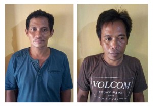 Dua tahanan yang kabur dari Mapolsek Sapeken. (Humas Polres Sumenep)