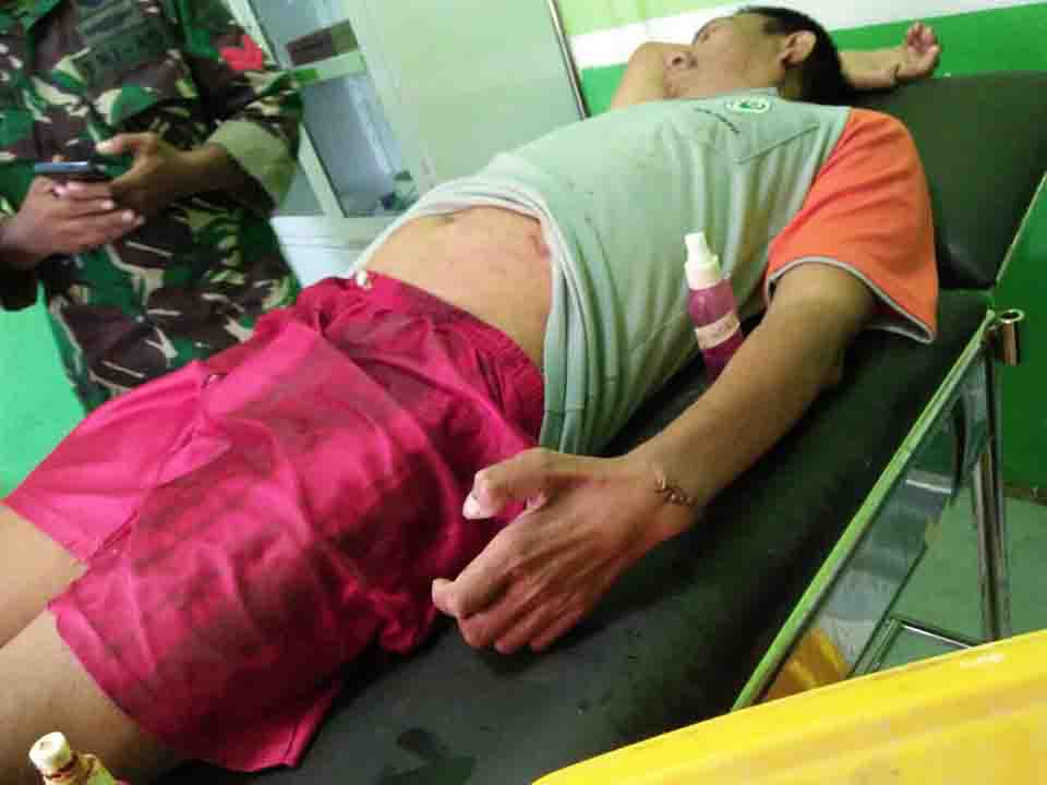 Gufron Melarikan Diri Usai Bacok Tetangganya
