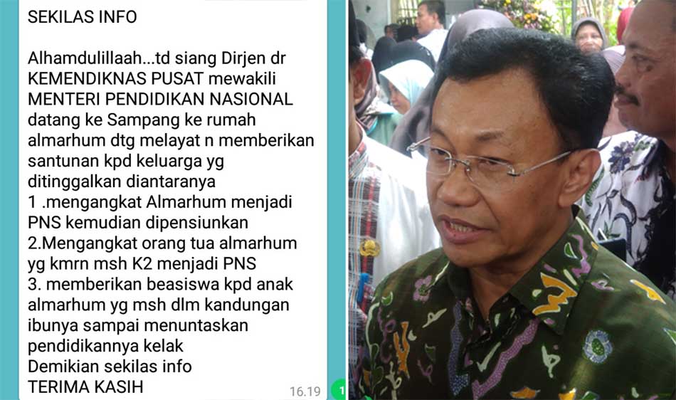 Ahmad Budi Cahyanto dan Ayahnya Diangkat Jadi PNS, ini Tanggapan Pemerintah