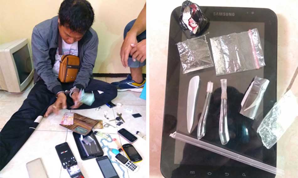 Pria Asal Dasuk Simpan Sabu di Lubang Spion Satria F