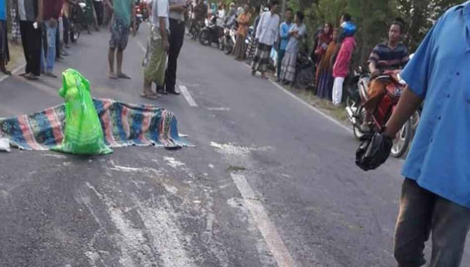 Hendak Kejar Sang Cucu, Hasanah Tewas Ditabrak Truk