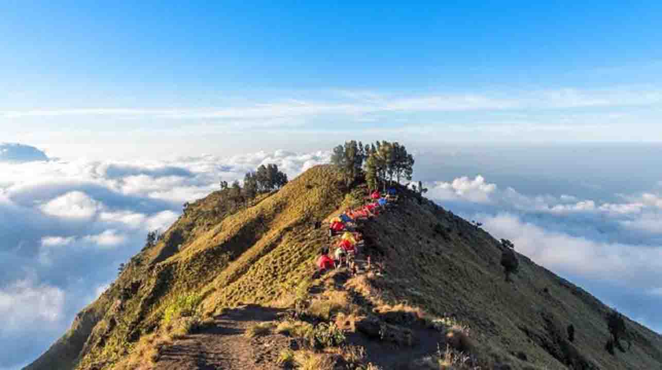 226 Pendaki Gunung Rinjani Belum Dievakuasi Pasca Gempa NTB