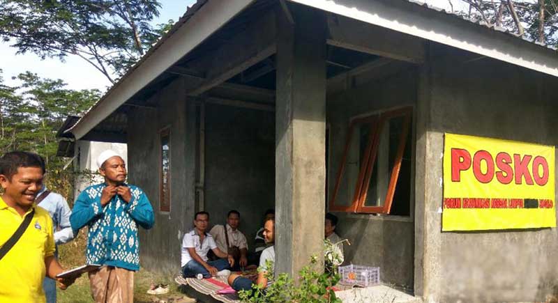 Dirikan Posko, Korban Lumpur Lapindo Tuntut Penyelesaian Ganti Rugi