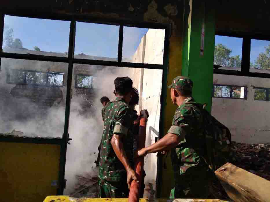 Usai Kebakaran, Pihak Sekolah Maksimalkan Fasilitas  yang Tersisa