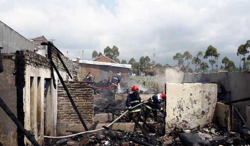 11 Rumah di Garut Dilalap Si Jago Merah