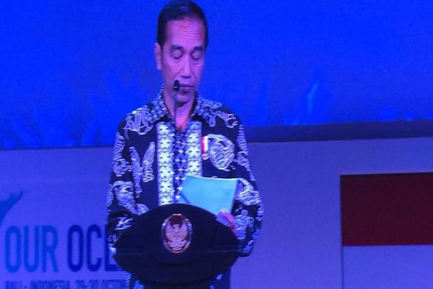 Jokowi Baca Puisi di Acara Konferensi Laut Dunia, Ini Isinya