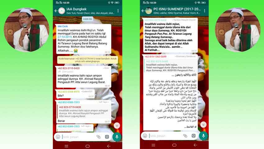 Sumenep Berduka, Kiai Karismatik ini Telah Berpulang
