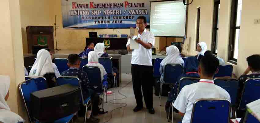 Disdik Sumenep Bangun Karakter Kepemimpinan Pelajar