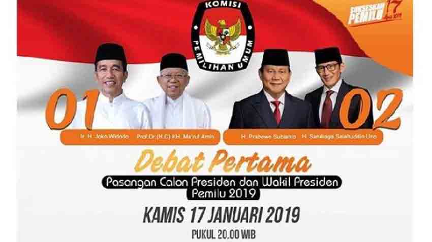 Dimulai Pukul 20.00 WIB, Berikut Link Debat Pilpres Perdana Malam Ini