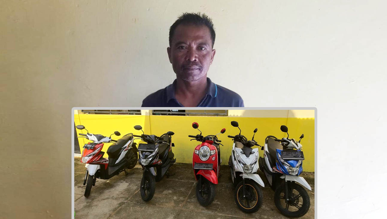 Bawa Lima Motor Tanpa STNK-BPKB, Pria Asal Arjasa Sumenep Diringkus Polisi