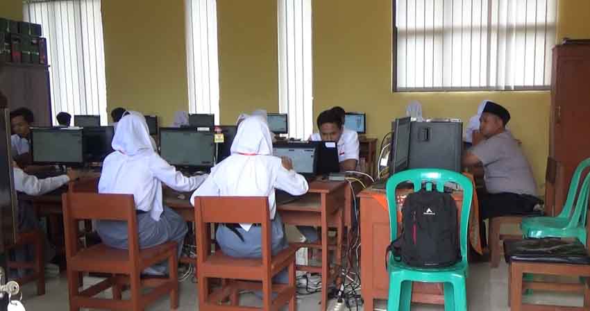 Puluhan SMK di Sumenep Masih Laksanakan UNBK Secara Offline