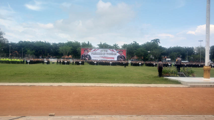 H-2 Pemilu, Ribuan Personel Pengamanan TPS di Sampang Mulai Digeser ke Desa