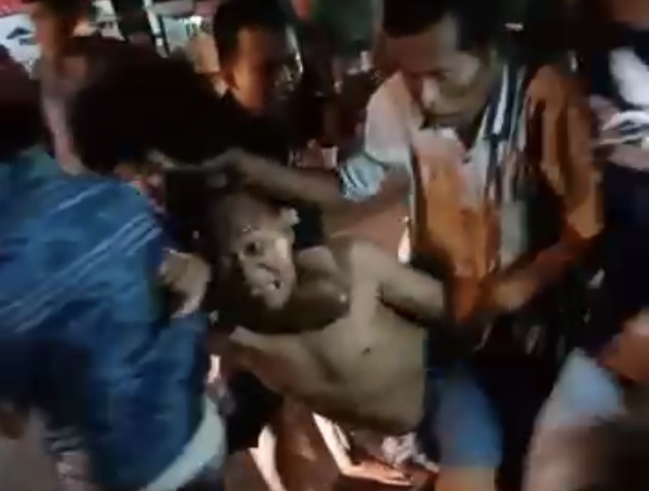Diteriakan Maling, Seorang Pemuda di Bangkalan Dimassa