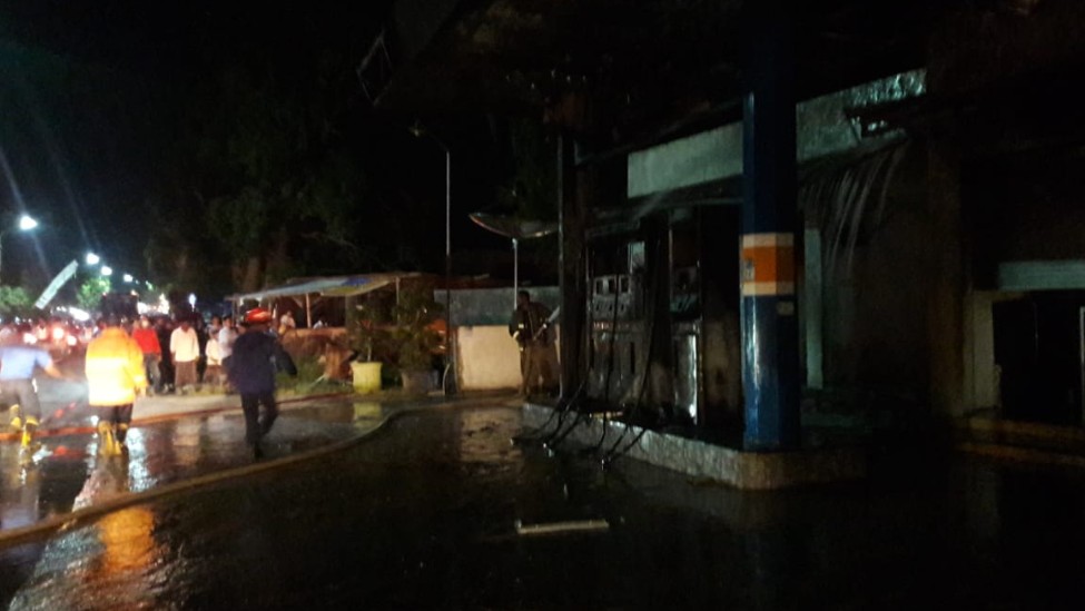 Pom Mini di Saronggi Terbakar, Ini Kata Bupati Sumenep Soal Kebakaran