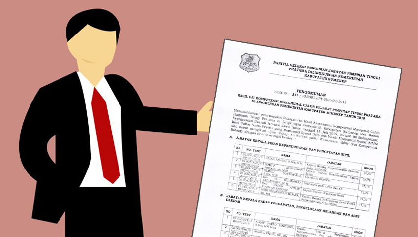 BKPSDM Sumenep Umumkan Hasil ‘Assessment’ Calon Pimpinan Sembilan OPD, Ini Daftarnya