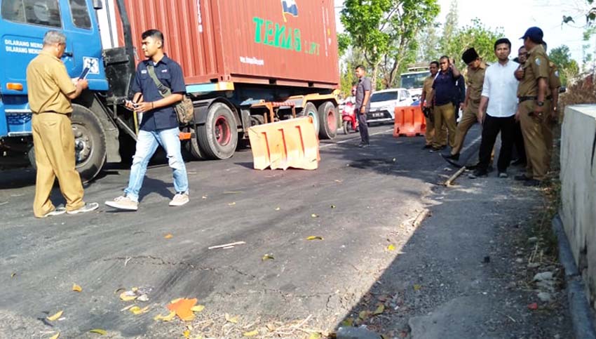 Jembatan Ambles, Kondisi Jalur Nasional di Sampang Jadi Atensi Wagub Jatim