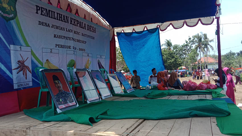 Pilkades Lanjutan Juruan Laok, Para Calon Tak Hadir di Lokasi