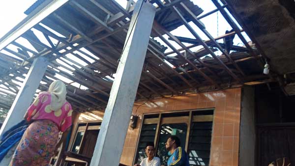 Ini Jumlah Bangunan Rusak di Ketawang Laok Akibat Diterjang Puting Beliung