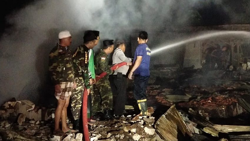 Ini Jumlah Kios Terdampak Kebakaran Pasar Candi Dungkek