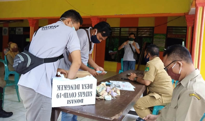 Hasil Donasi Melawan Corona: Pemdes Dungkek Maksimal, Bunpenang ‘Tak Masuk Akal’