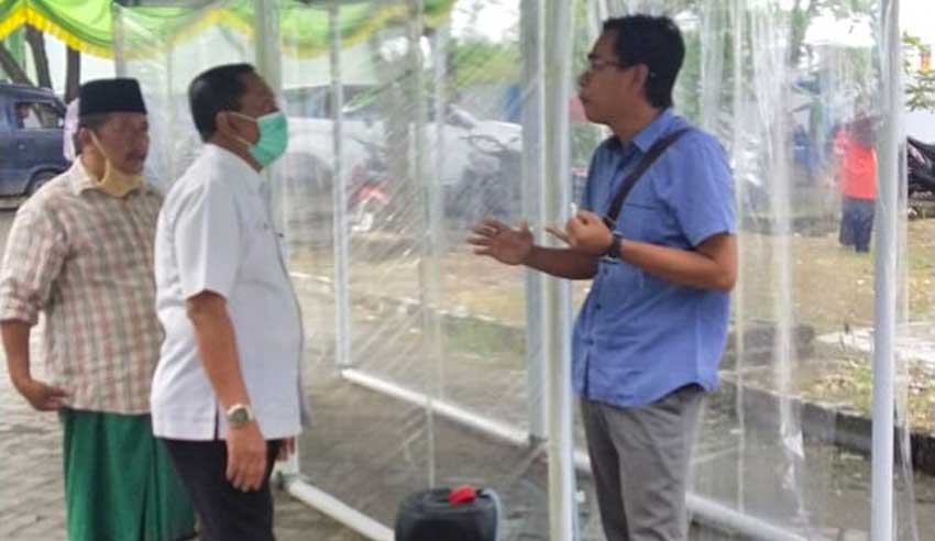 Bantu Pertahankan Zona Hijau Covid-19, Pemuda di Sampang Bikin Mesin Semprot Disinfektan