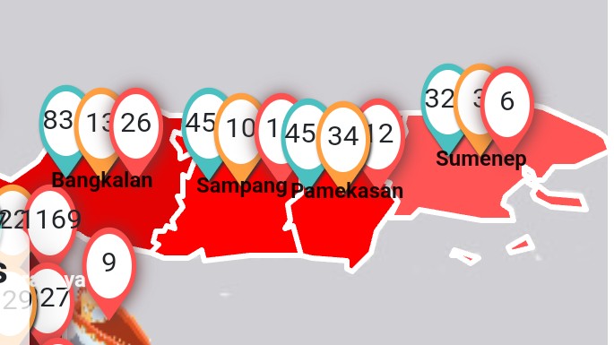 Update Kasus Covid-19 di Madura 19 Mei 2020: Bangkalan Terbanyak, Sumenep Paling Sedikit