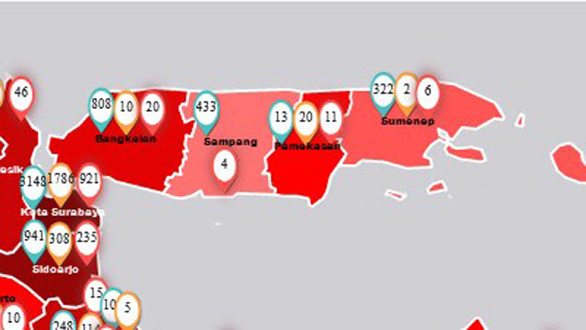 Update Covid-19 di Madura 15 Mei 2020: Bertambah 5 Kasus, Total 41 Positif