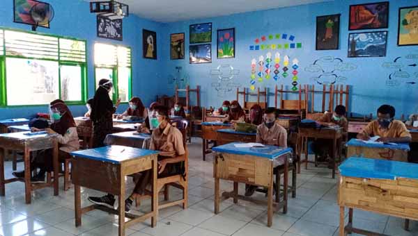 Hari ini Terakhir SMAN Tanjung Bumi Gelar Uji Coba PTM