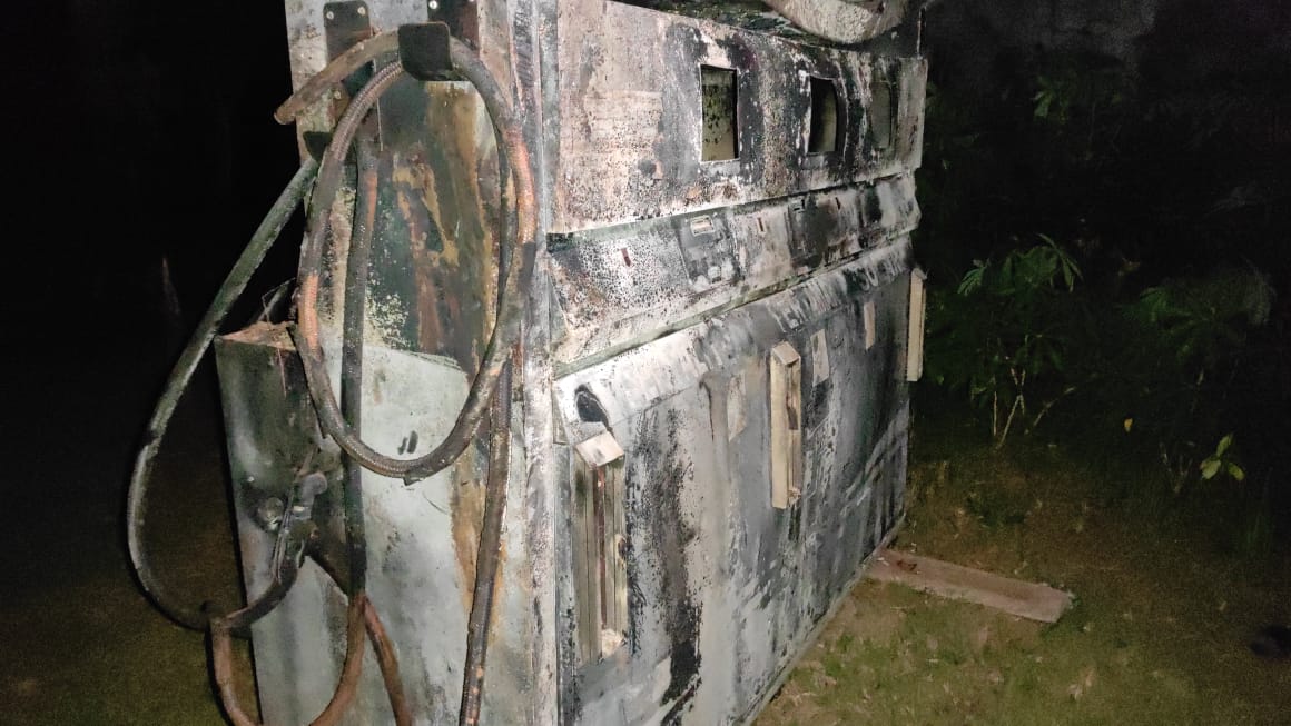 Pom Mini di Arosbaya Terbakar, Diduga Tangki Bocor