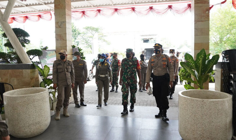 Antisipasi Virus Omicron di Bangkalan, Tim Pamor Keris Jaga Ketat Objek Segitiga Emas