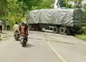 Sempat Macet Gegara Truk Patah As, Jalur Bangkalan-Sampang Kembali Normal