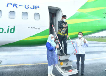 Jajal Maskapai Citilink, Bupati Sumenep Terbang Menuju Surabaya