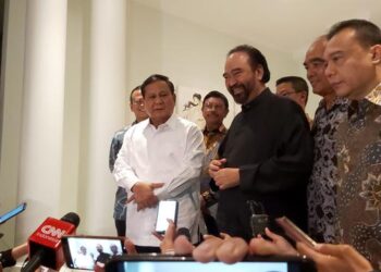 Pertemuan Prabowo Subianto dan Surya Paloh Patut Dicontohi