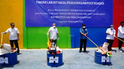 Kemendag musnahkan barang ilegal
