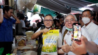 Mendag tinjau bapok di Pekanbaru