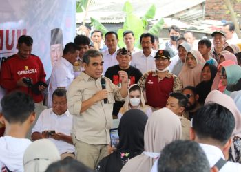 Partai Gerindra Salurkan 15 Ribu Paket Sembako ke Korban Banjir di Jawa Tengah