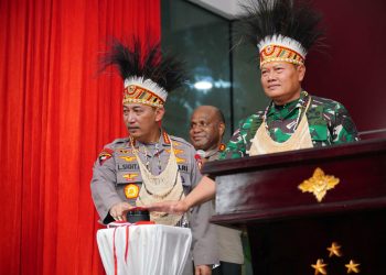 Luar Biasa, Panglima TNI dan Kepala Staf TNI Ikut Resmikan Gedung Baru Polda Papua