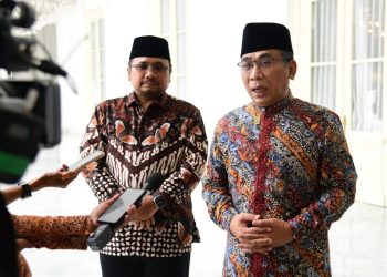 KH Yahya Staquf Laporkan Tindak Lanjut Peringatan Satu Abad NU ke Presiden Jokowi