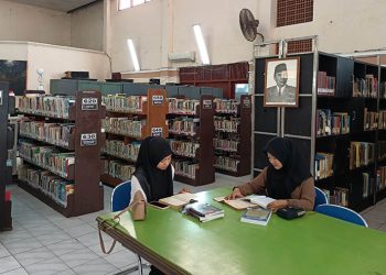 Sementara, Kantor Perpustakaan di Pamekasan Dipindah ke Gedung Pemuda