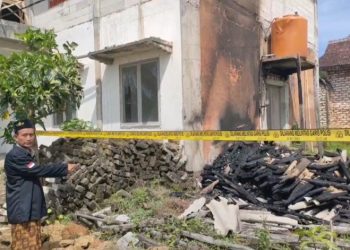 Kebakaran di Area Kantor MWC NU Lenteng Dilaporkan ke Polisi