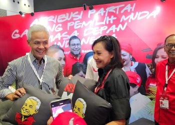 Tiba di Arena Rakernas, Ganjar Pranowo Langsung Tinjau Pameran Pangan Plus