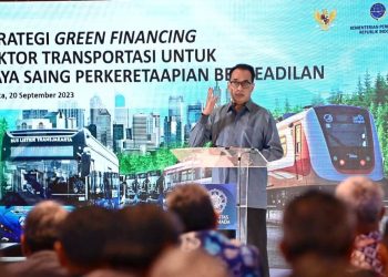 Menhub Dorong Implementasi Pembiayaan Hijau Proyek Perkeretaapian